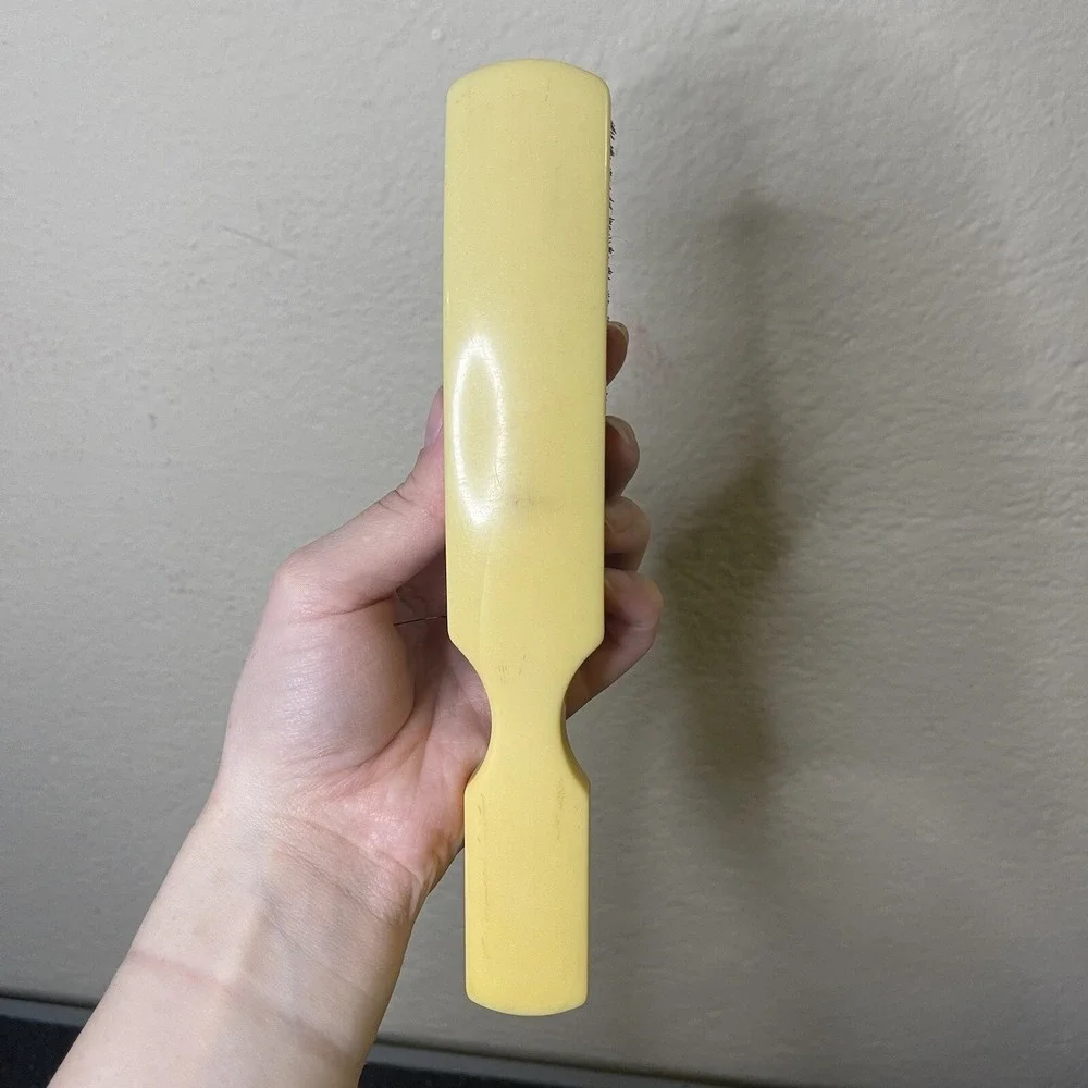 Vintage FULLER nylon Bristle Hair Brush‎ 6 Rows 8